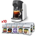 Kávovar Bosch Tassimo Finesse + 128 kávových kapsúl, biely