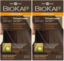 BIOKAP NUTRICOLOR 5,0 Svetlohnedá 2x140ml