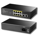 PoE switch pre kamery 8 portov 8xPoE 2x Uplink napájanie do 250m FS1010P Cudy