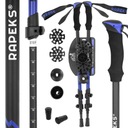 Hliníkové palice na Nordic Walking Rapeks Trek Light BLUE + sada tanierov