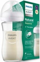 Avent GLASS Fľaša Natural Response 240ml 1m+