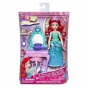 BÁBIKA DISNEY PRINCEZNÁ ARIEL + toaletný stolík E3153