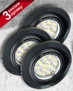 Candellux Sada troch svietidiel SS-15 ch/bk čierna 3x50W GU10 bez žiarovky