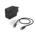 USB-C/USB-A QUALCOMM POW.DELIVERY 30 W+USB C KÁBEL