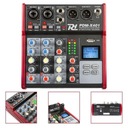 4-KANÁLOVÝ BT USB MP3 PD HUDOBNÝ MIXER