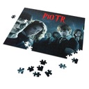 Puzzle + MENO HARRY POTTER VZORKY A4 35 el