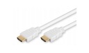 HDMI kábel M/M HSEthernet Gold White 1,5 m. QILIVE