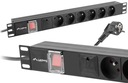 POWER STRIP RACK 19 1U 10A 6X 230V PL 2M C14