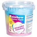 Farebná dúhová cukrová vata Rainbow Cotton Candy