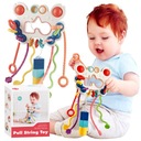 SENSORY TOY Striedačka strún hryzátka 5v1