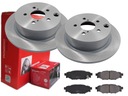 BREMBO ZADNÉ KOTOUČE, DESTIČKY, SUBARU FORESTER SJ 274MM