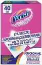 VANISH Color Protect - obrúsky zachytávajúce farbivo, 40 praní