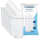 6x Wessper AquaIntense - vodné filtre do kávovaru Siemens EQ6 EQ9, výmena