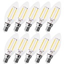 LED žiarovka E14 Filament 2W Edison C35 WARM SVIEČKA