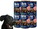 Brit PREMIUM BY NATURE Chicken Heart Kuracie mokré krmivo pre psov 6x400g