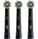 3x BRAUN ORAL-B CROSS ACTION MAXI BLACK TIP