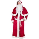 SANTA CLAUS outfit, kabátik S KAPUCNOU, brada