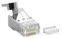 RJ45 cat6 cat7 cat7 FTP zástrčka (1,5mm drôt) 10 ks.