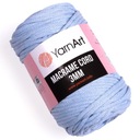 Šnúra CORE YarnArt Macrame Šnúra 3mm MODRÁ 760