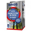 Bros Magnetická sieťka na dvere 100x220cm Biela