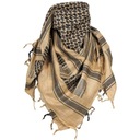 Arafatka ochranná keffiyeh šatka MFH Shemagh - Sand/Black