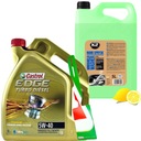 CASTROL EDGE TURBO DIESEL OLEJ 5W40 5L | 505,01 LL04 + K2 NANO LETNÁ TEKUTINA 5L