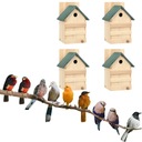 HOUSE HOTEL BIRDS HNIEZDO BOX 4 KS. VYROBENÉ Z PRÍRODNÉHO DREVA