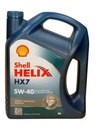 SHELL OIL 5W40 4L HX7 A3/B4 / SN / 502,00 505,00 / 229,3 / 9,55535-M2 /