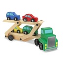 Double Decker Truck Transporter odťahovka + 4 autá Melissa & Doug