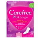 CAREFREE PLUS VEĽKÉ ĽAHKÉ HYGIENICKÉ VLOŽKY 48 KS