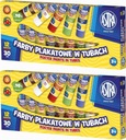 Plagát Astra School maľuje 12 farieb v tubách 30 ml x 2 ks