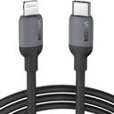 Uzelený kábel USB-C na Lightning MFI, PD 1m