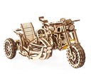 Scrambler UGEARS MECHANICKÝ MODEL 3D PUZZLE WOOD