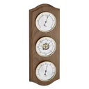 METEOROLOGICKÁ STANICA drevený barometer TFA GERMANY