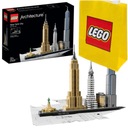 SÚPRAVA LEGO ARCHITECTURE New York 21028 NOVINKA 12+ IKONA NEW YORK CITY + TAŠKA