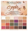 Paletka očných tieňov Makeup Revolution Soph X