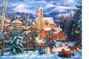 PUZZLE 300 PUZZLE VIEW OBRÁZOK ZIMNÉ HORY LESNÉ MESTO SNEH 8+ KOLEČKO