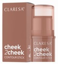 CLARESA CHEEK 2 CHEEK BRONZER CONTOURING TYČ 02 MILK CHOCO