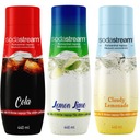 SODASTREAM Koncentrát COLA, CITRÓN-LIMETKA, LIMONÁDA