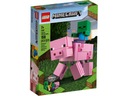 LEGO Minecraft 21157 prasiatko s veľkou figúrkou a malý zombie