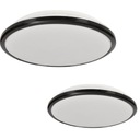 Stropné LED svietidlo TERMA BLACK 24W IP44 Ø360 mm