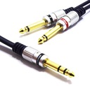 KÁBEL JACK 6.3 STEREO 2x PLUG 6.3 MONO VITALCO 3M