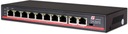 10-portový PoE switch 250m Getfort GF-110D-8P-120