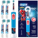 Súprava elektrickej zubnej kefky pre deti Oral-B Vitality D103 Spiderman