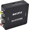 AV RCA NA HDMI ADAPTÉR CINCH 1080P konvertor + KÁBEL