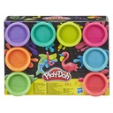 PLAY-DOH hracie cesto mix farieb 8 trubíc NEON