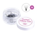 PREMIUM OBJEMOVÉ VENTILÁTORY 7D D 0,07 12mm WONDER LASHES 120KS JAR LASHES