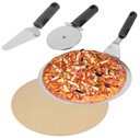 PIZZA SET KAMEŇ, STIERKA RADE 4 KUS.