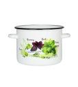 Smaltovaný hrniec Herbs Enamel Rybnik 22 cm/5,5 l