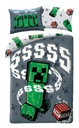 BAVLNENÉ POSTELIENKY 140 X 200 CM MINECRAFT CREEPER